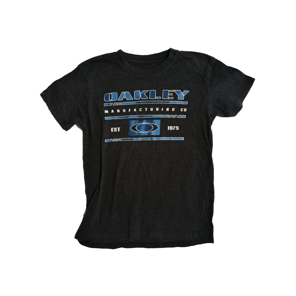 Oakley Youth Grey Gray Boys Size Medium Shirt Soft